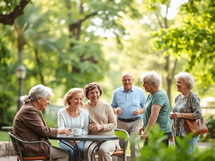 how to build a social network in retirement