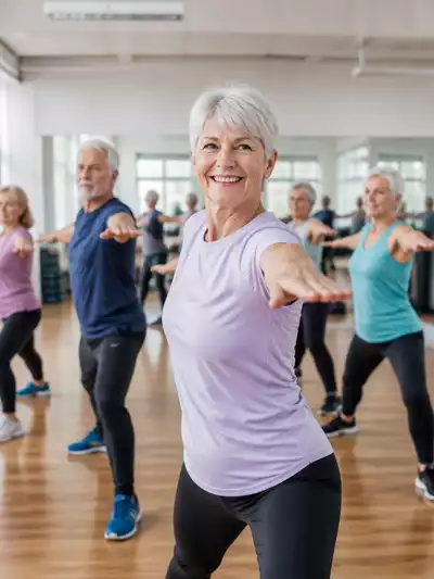 Seniors exercising