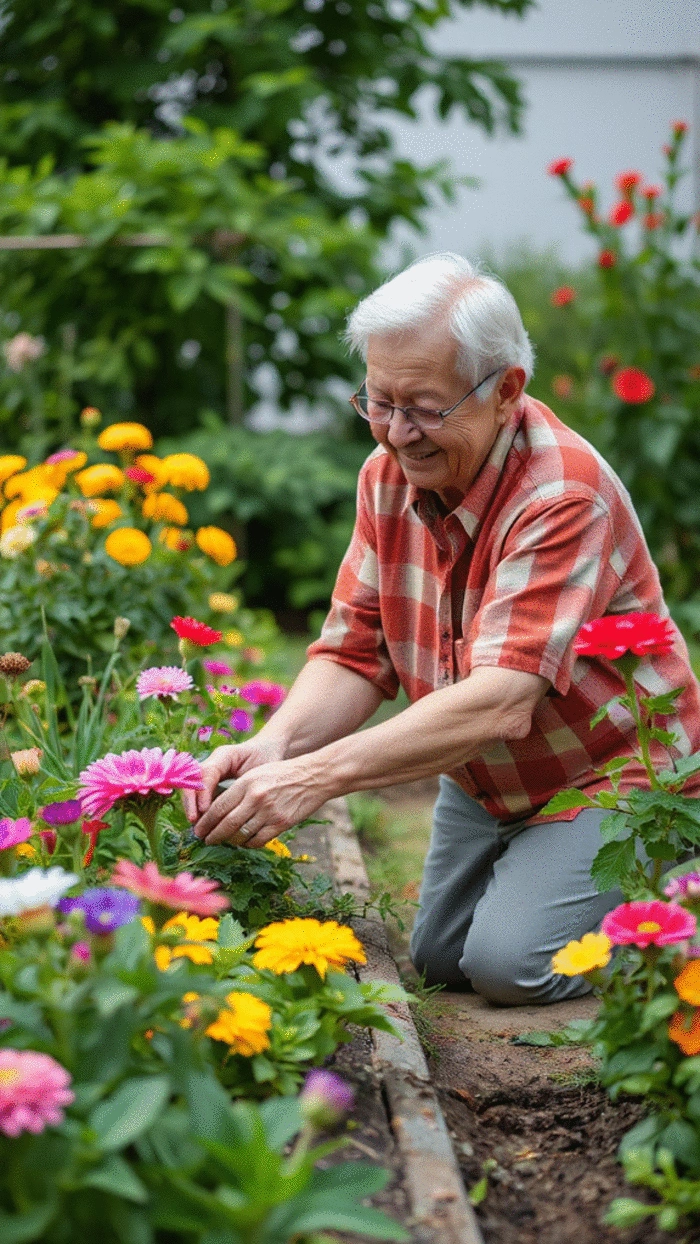 gardening benefits for seniors' physical health