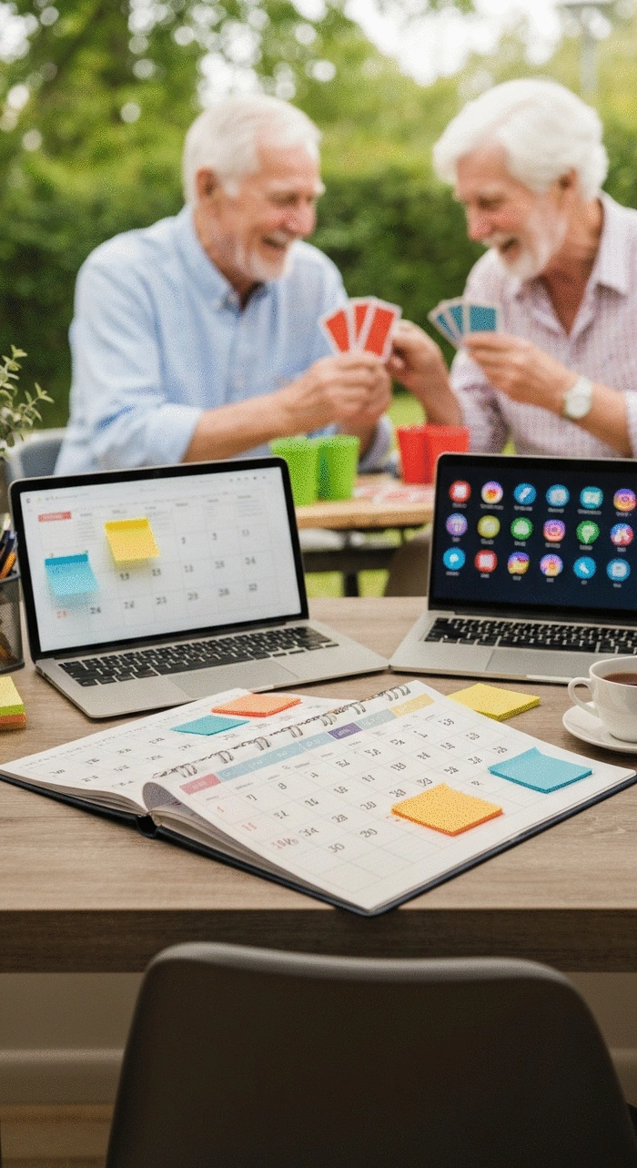 creating a social calendar for older adults